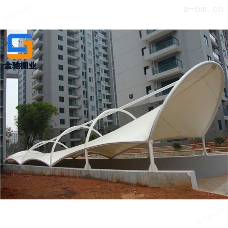 宁波厂家供应铝板、膜结构坡道雨棚