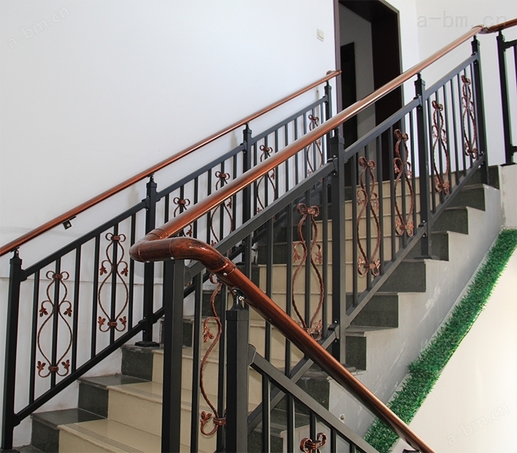 现代简约锌钢栏杆铝合金阳台楼梯扶手