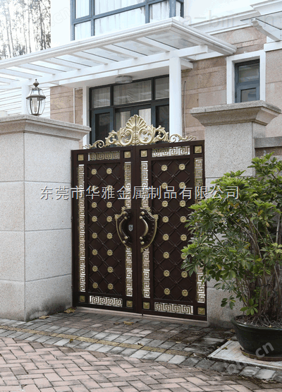 电动铝艺大门（铸铝雕花工艺）别墅、公司大门
